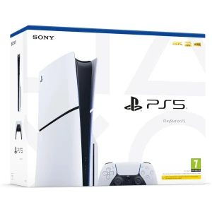 Playstation PlayStation 5 Console (Slim) - VIDEO_GAME_CONSOLE with powerful technology and sleek design, haptic feedback, adaptive triggers, 3D Audio, and ultra-high speed SSD