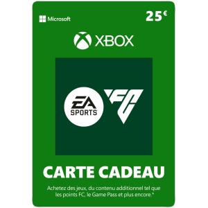 Carte Cadeau Xbox 25 EUR EA Sports FC 25 - Code Digital