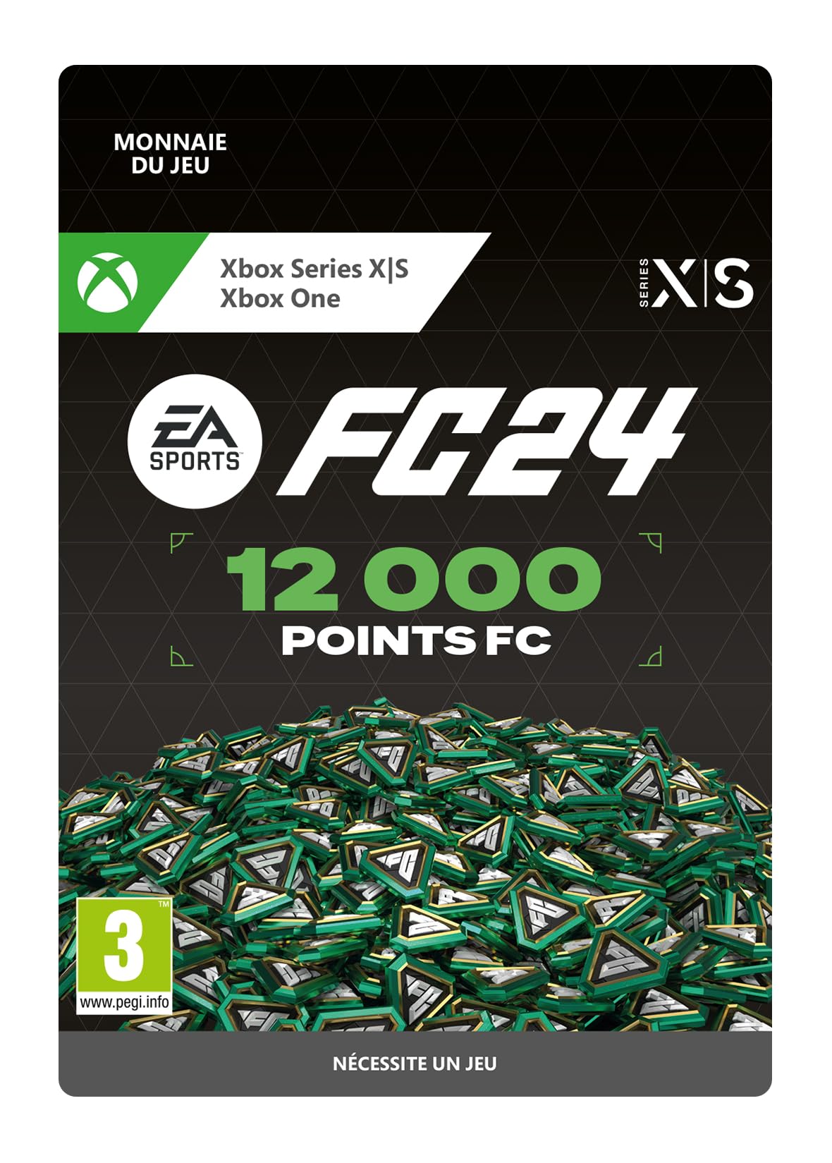 Code EA Sports FC 24 12000 Ultimate Team Points Xbox One/Series X|S