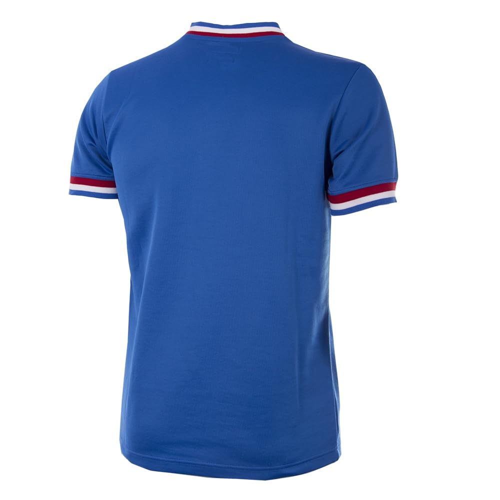Maillot de Football Rétro Copa France 1971 - Homme - Bleu - Image 4