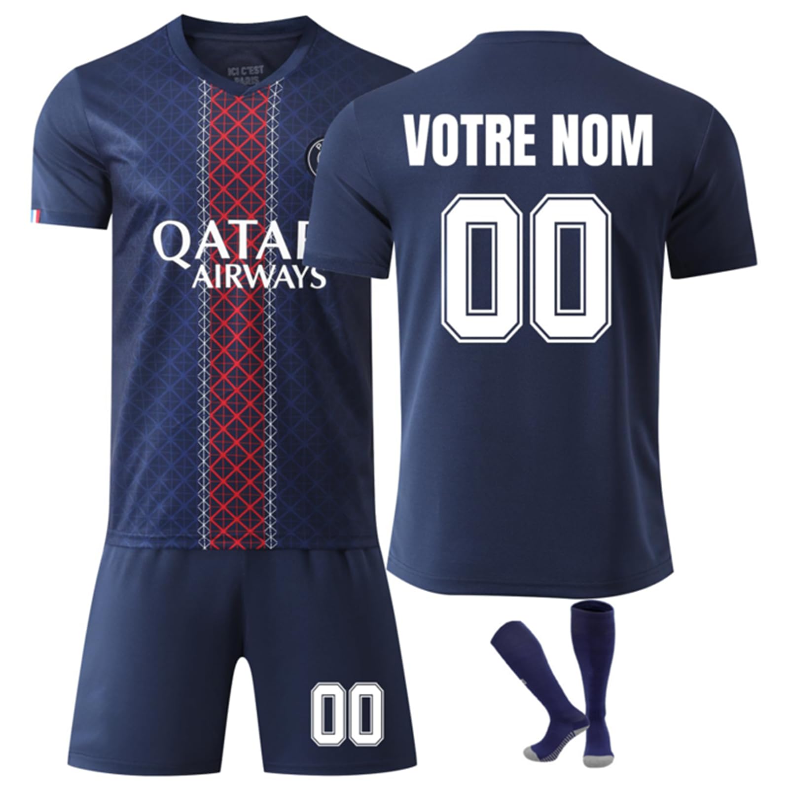 Maillot de Foot France 2026 Personnalisé Enfant Adulte - Domicile Extérieur