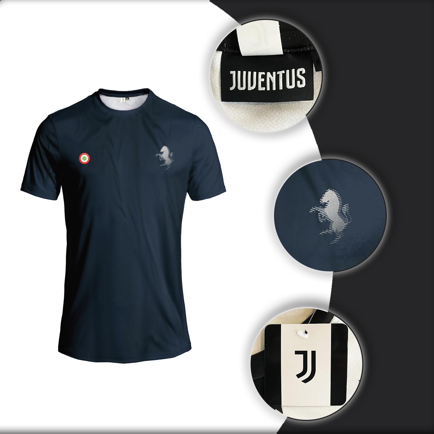 Maillot de Football Blanc Noir 2024-2025 Sportbaer Réplique - Image 5