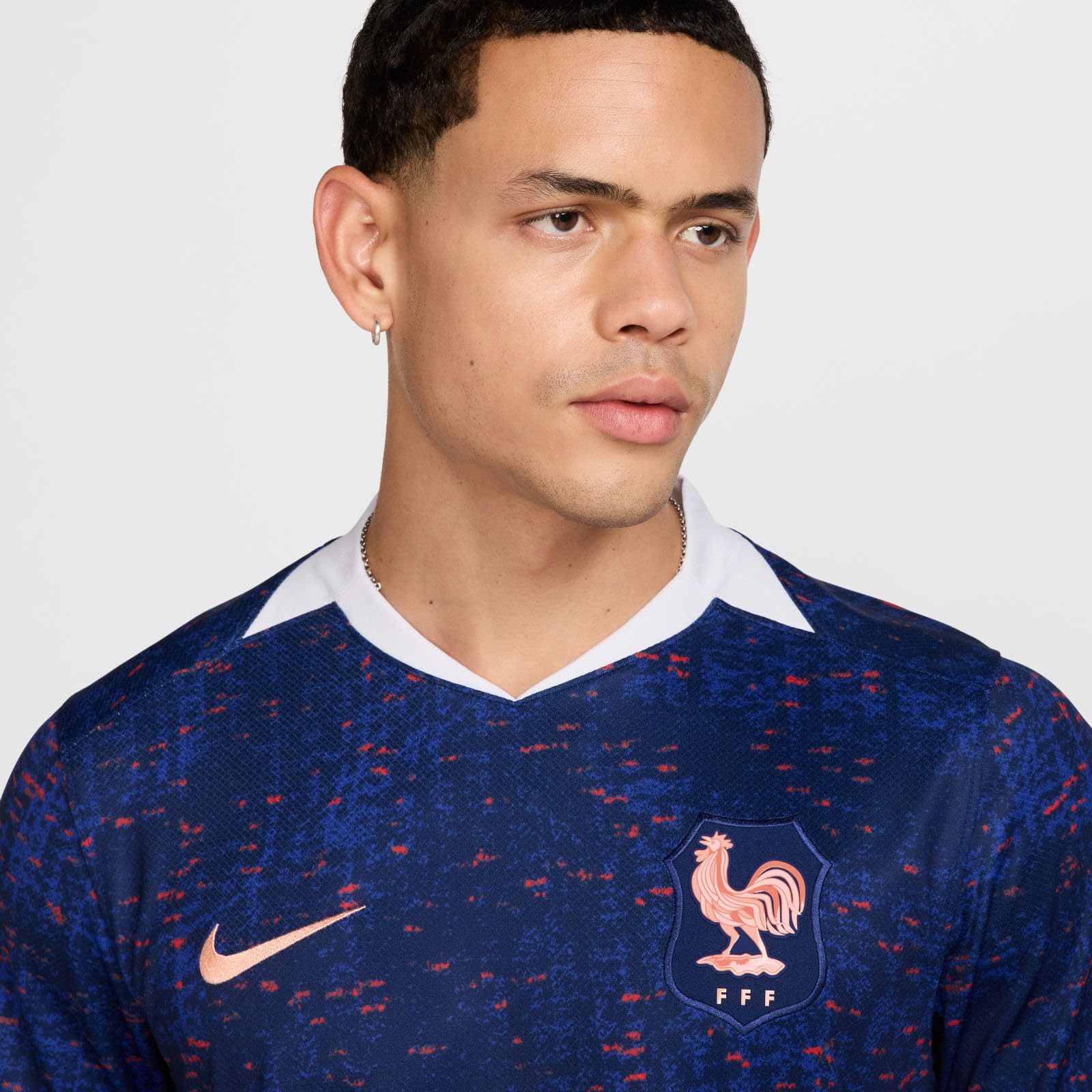 Maillot FFF 2025 Stadium Domicile Équipe Féminine Nike Dri-fit Homme - Image 4