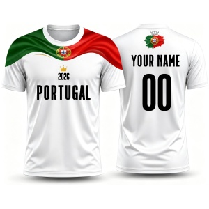 Maillot Football Personnalisable Coupe du Monde 2026 - 6 équipes avec nom et numéro