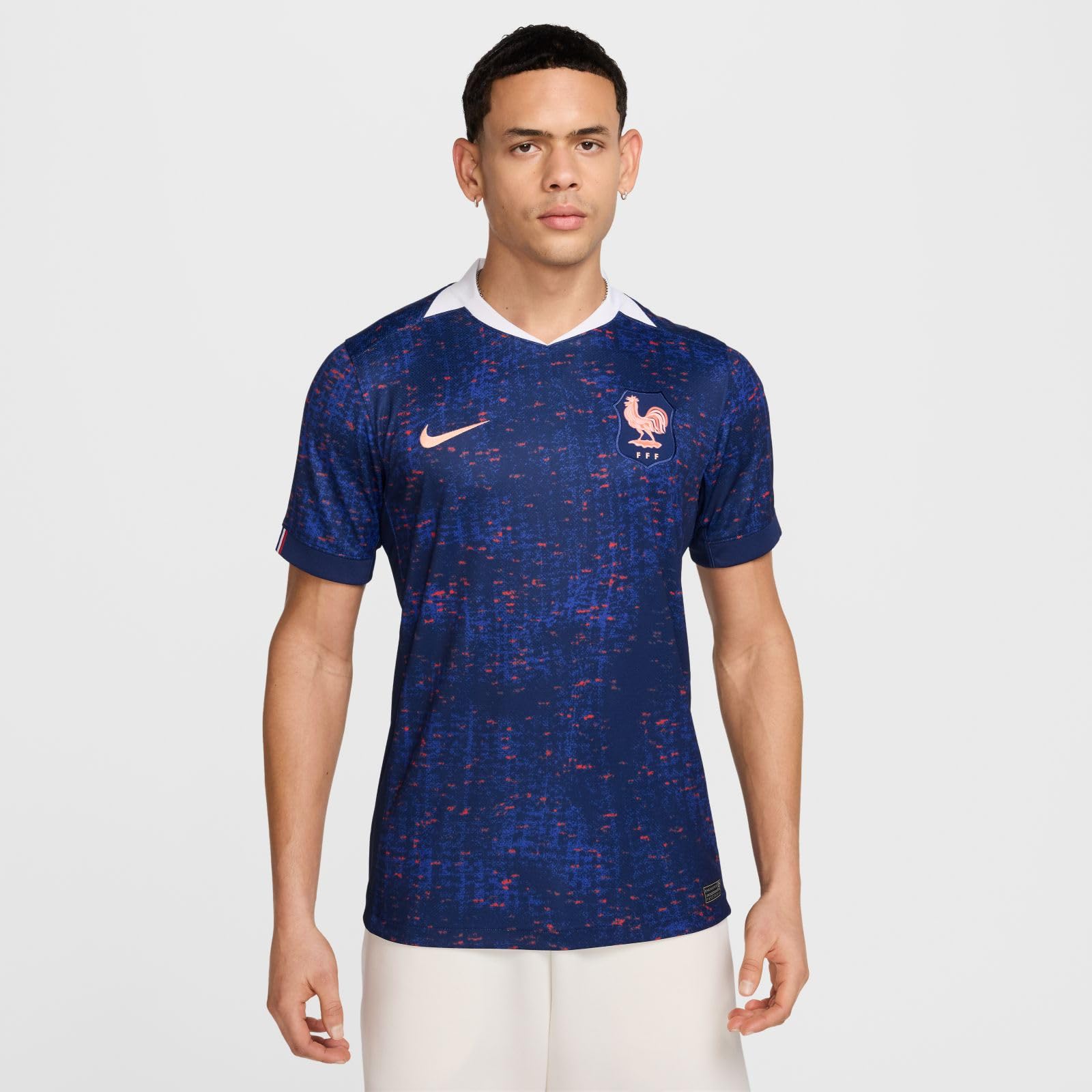 Maillot FFF 2025 Stadium Domicile Équipe Féminine Nike Dri-fit Homme - Image 3