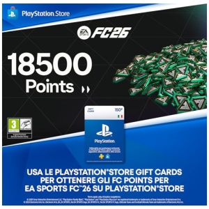EA Sports FC 26 (FIFA 26) – 18500 FC Points PS4/PS5 | Codice Download Account IT