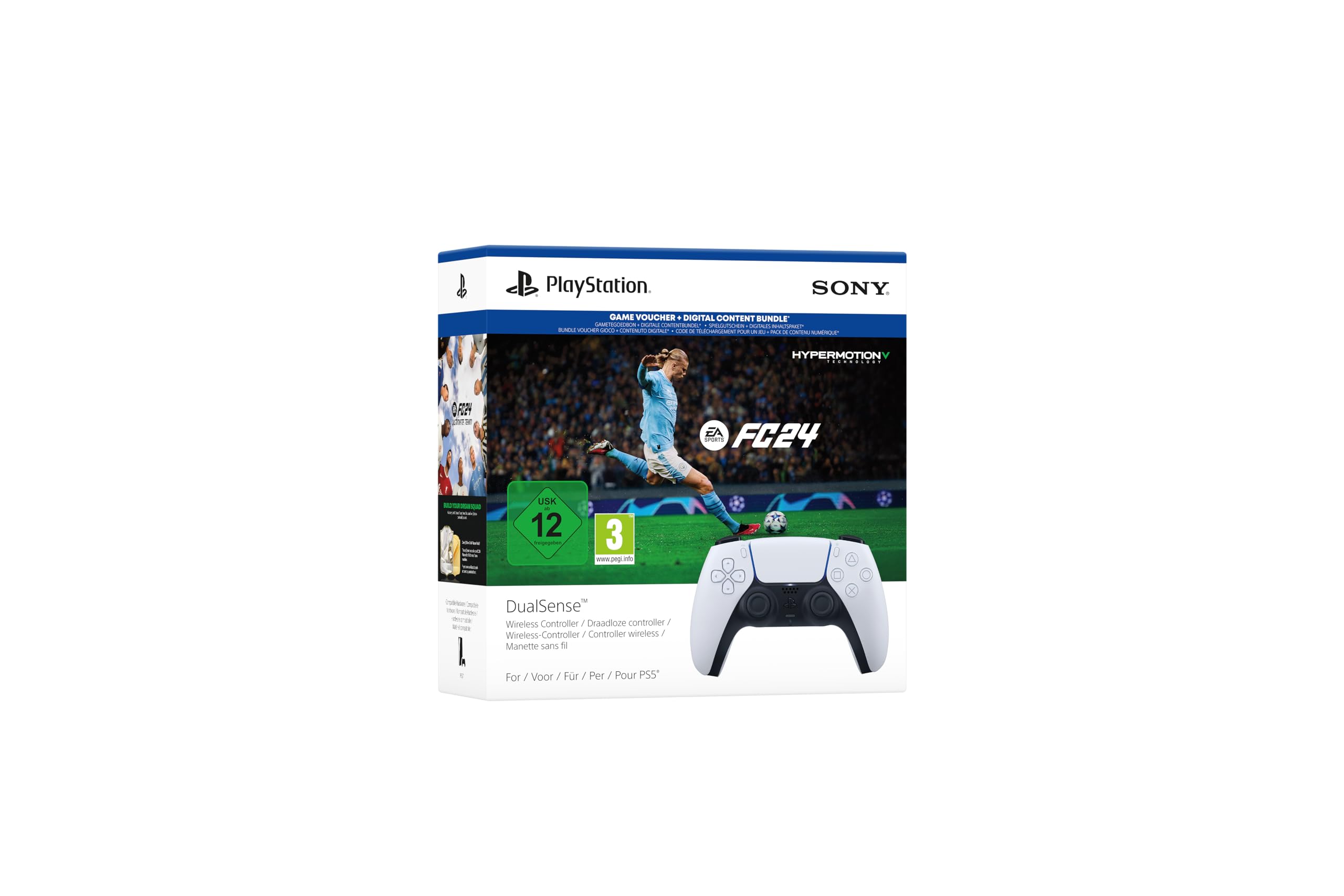 Pack Manette DualSense PS5 + Jeu FC24 PS5 Version Digitale