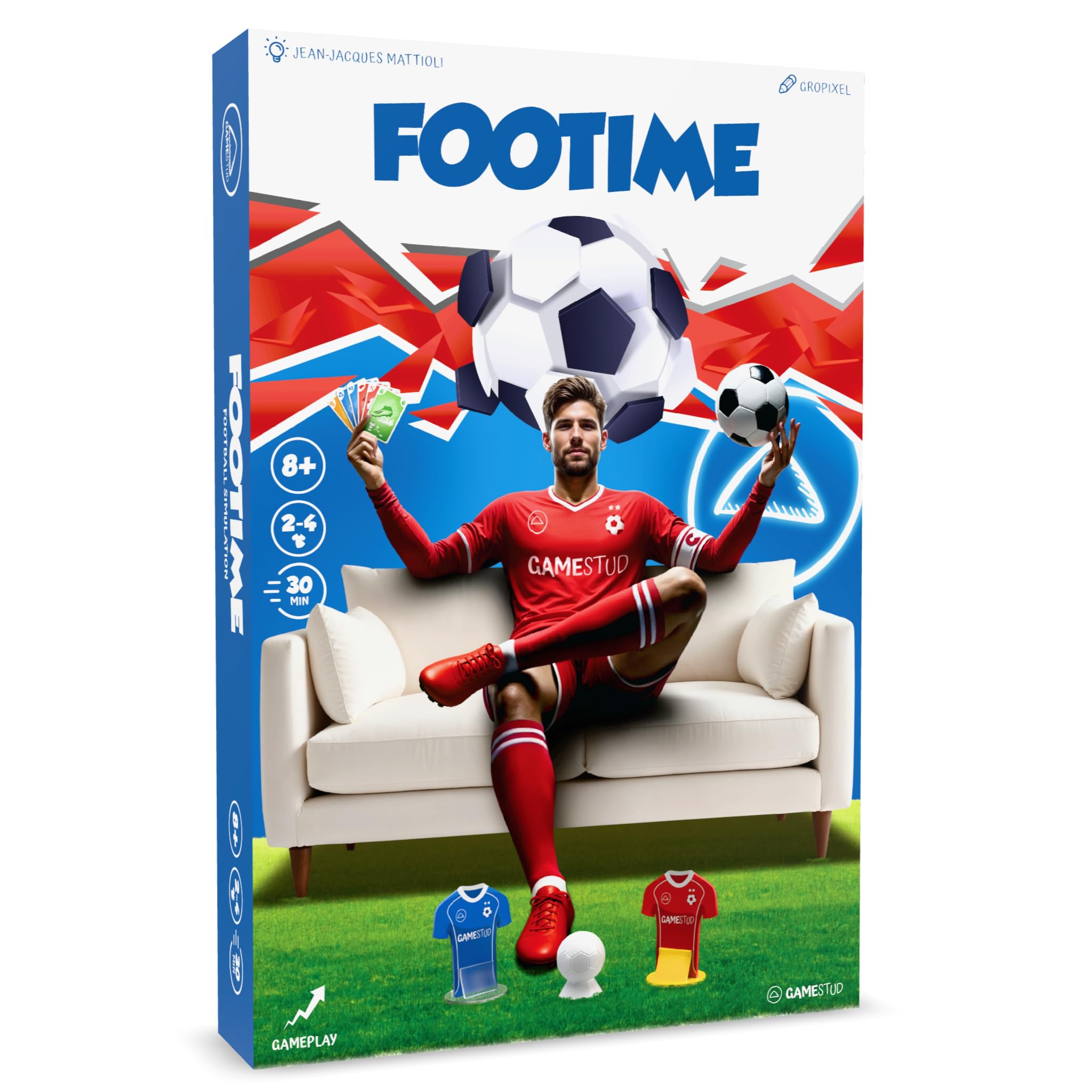 Jeu de Société Football FOOTIME - Matchs Rapides 2-4 Joueurs - Image 3