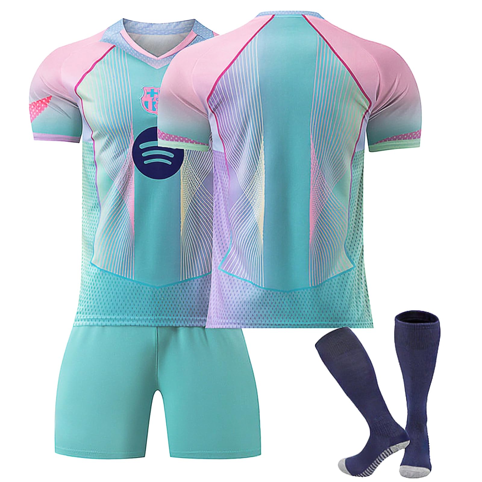 Maillot Barca 2025-2026 Domicile Extérieur Personnalisable Enfant Adulte - Image 3