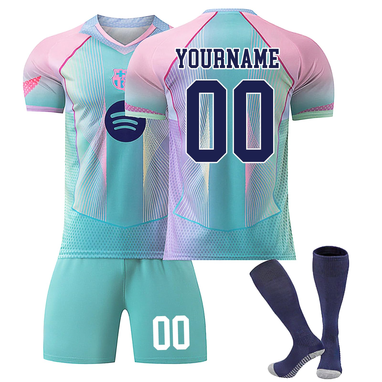 Maillot Barca 2025-2026 Domicile Extérieur Personnalisable Enfant Adulte